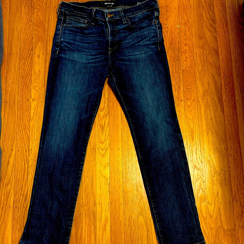 Madewell Jeans Mens 33x30 Dark Blue Slim Denim Stretch